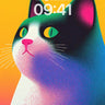 Neon Mirage Wallpaper with Cosmic Fur wallpaper for iPhone, iPad & Mac