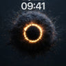 Ethereal Ring Wallpaper with Cosmic Dust wallpaper for iPhone, iPad & Mac