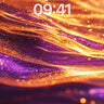 Luminous Wave Wallpaper with Golden Dust wallpaper for iPhone, iPad & Mac