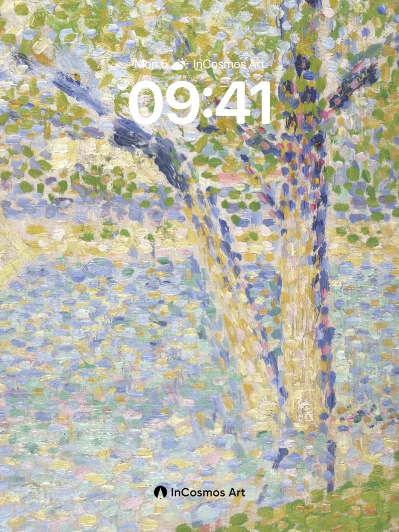 Sunlit Canopy Wallpaper with Dappled Light