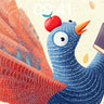 Whimsical Feathered Wisdom Wallpaper with Autumnal Charm wallpaper for iPhone, iPad & Mac