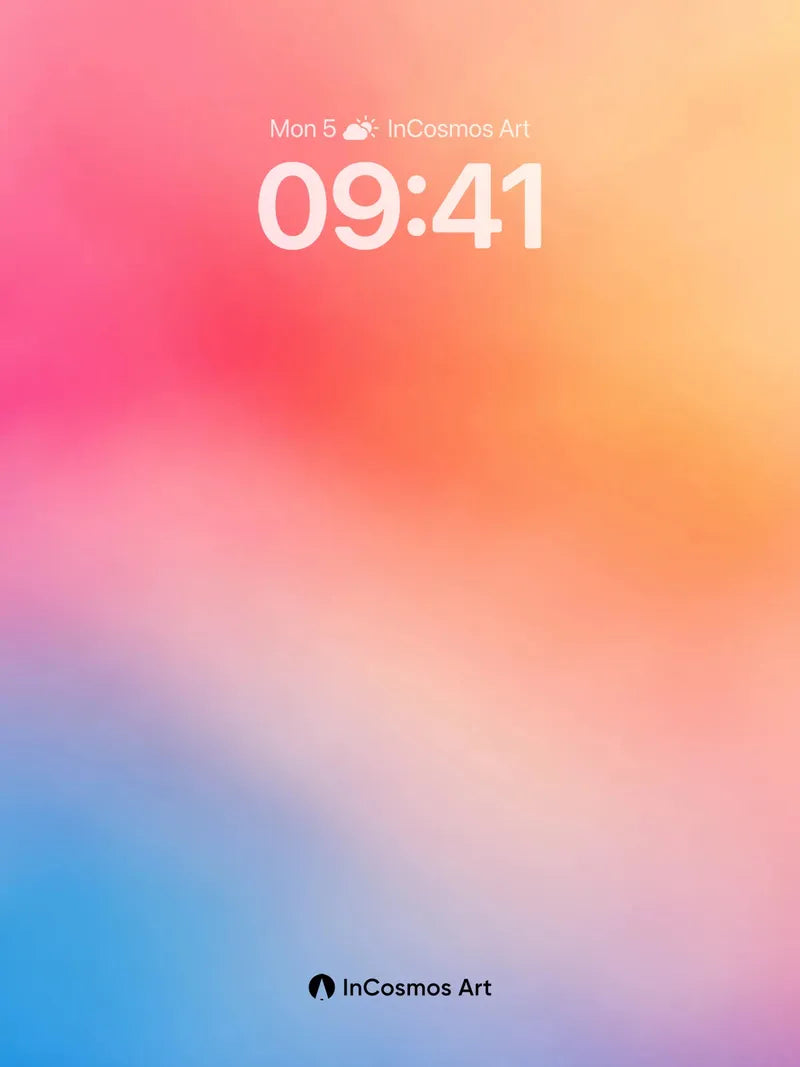 Luminous Gradient Wallpaper with Ethereal Hues