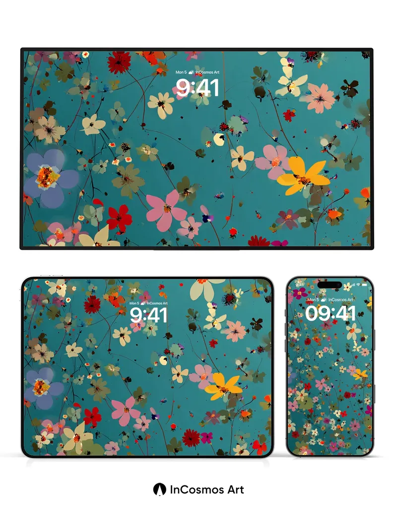 Floating Garden Wallpaper with Whispering Petals