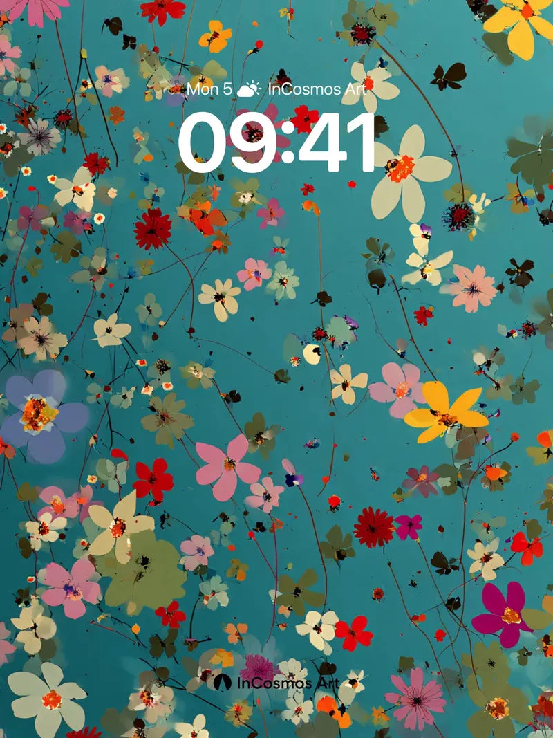 Floating Garden Wallpaper with Whispering Petals wallpaper for iPhone, iPad & Mac