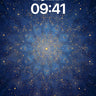Celestial Bloom Wallpaper with Starlight Veins wallpaper for iPhone, iPad & Mac