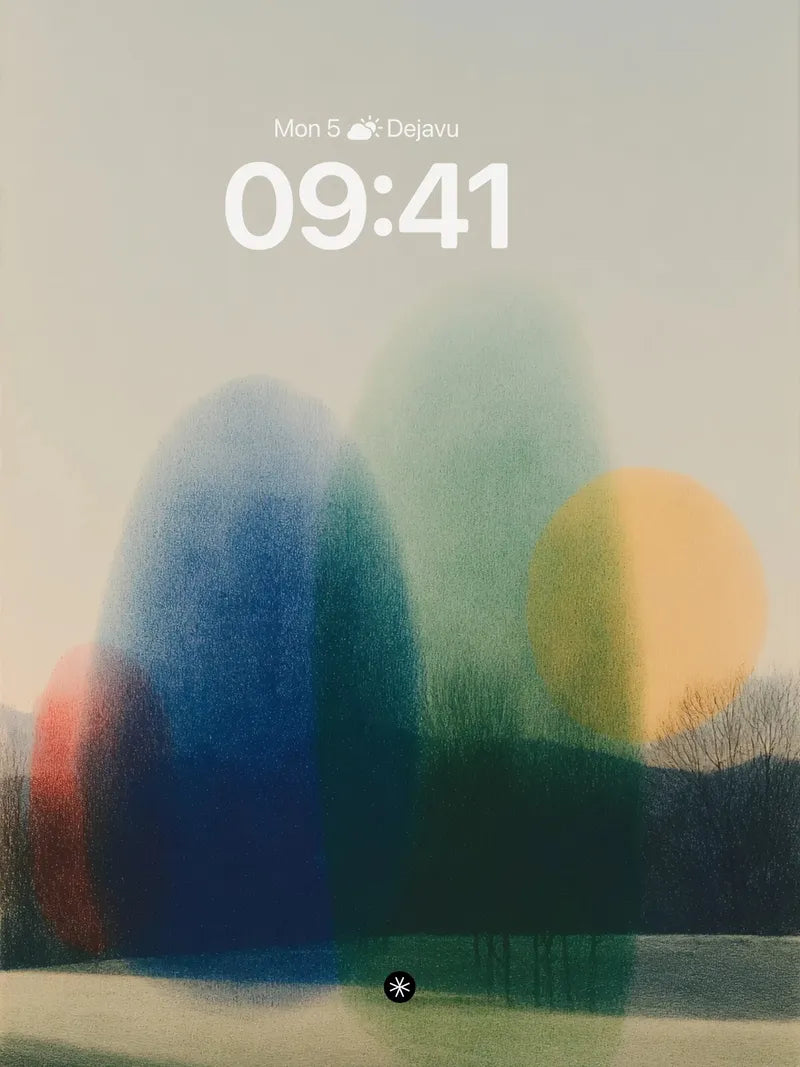 冬日抽象渐变背景壁纸 wallpaper for iPhone, iPad & Mac
