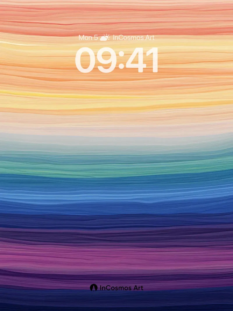 Serenity Horizon Wallpaper with Gradient Breath