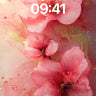 Luminous Petal Wallpaper with Golden Veins wallpaper for iPhone, iPad & Mac