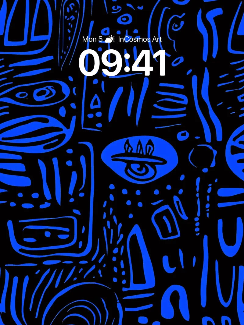 Electric Dream Wallpaper with Tribal Echoes
