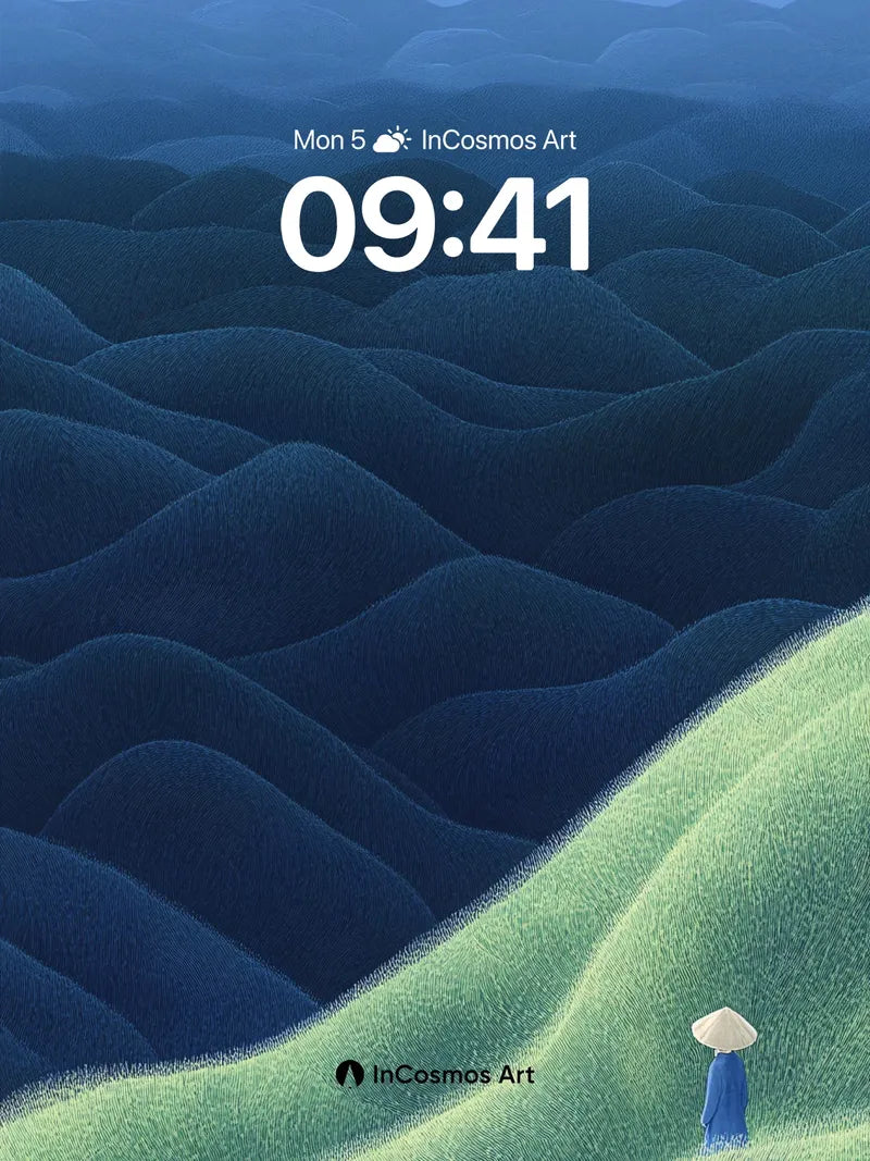 Serenity Ridge Wallpaper with Whispering Grass