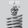 Floating Sphere Wallpaper with Coiled Gravity wallpaper for iPhone, iPad & Mac