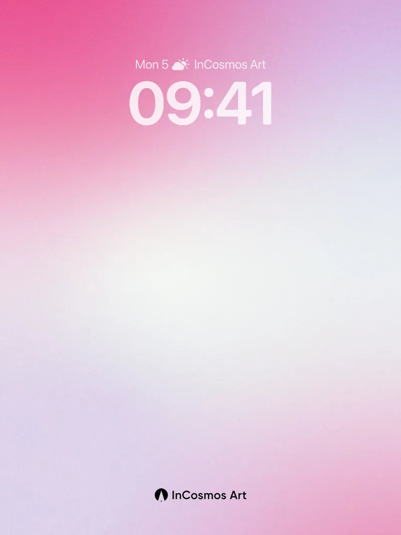 Soft Hush Gradient Wallpaper with Gentle Light Bloom