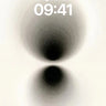 Void Echo Wallpaper with Dual Orbs wallpaper for iPhone, iPad & Mac