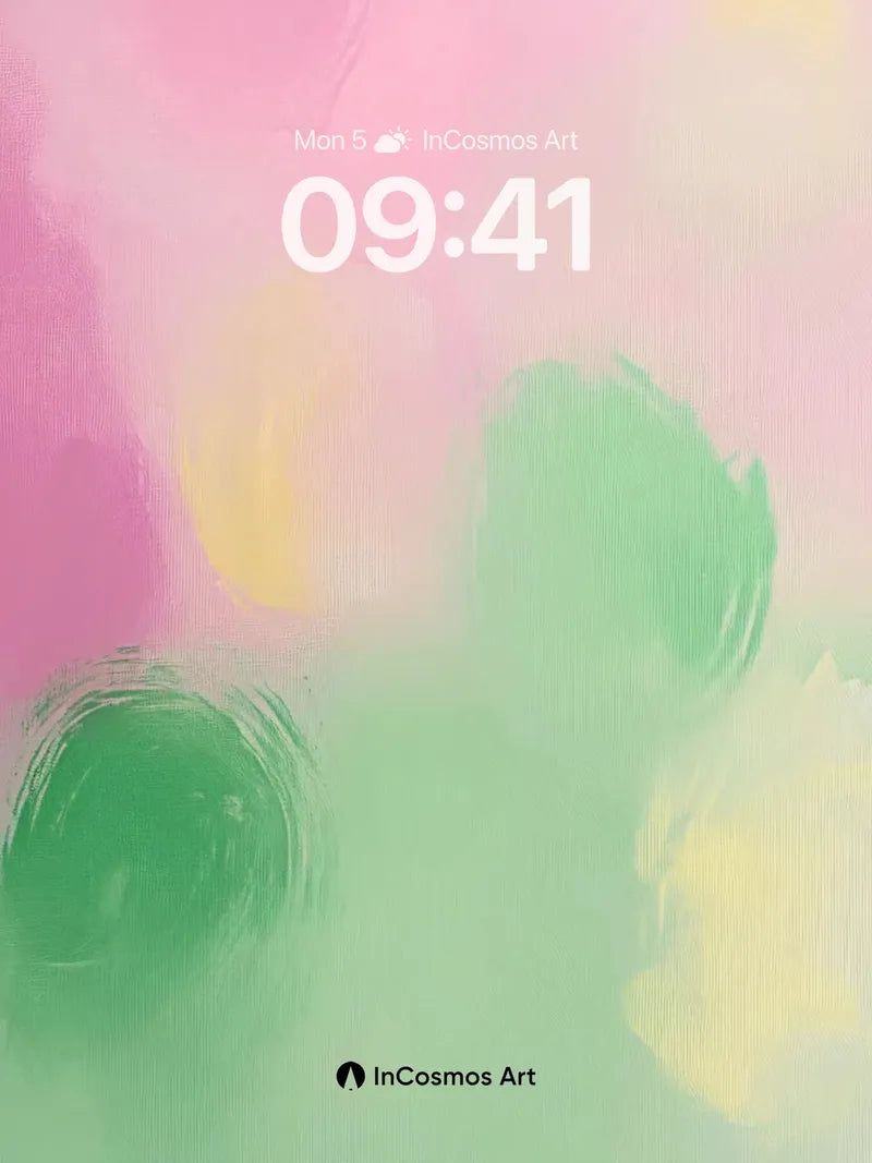 Soft Hush Abstract Wallpaper with Pastel Breath