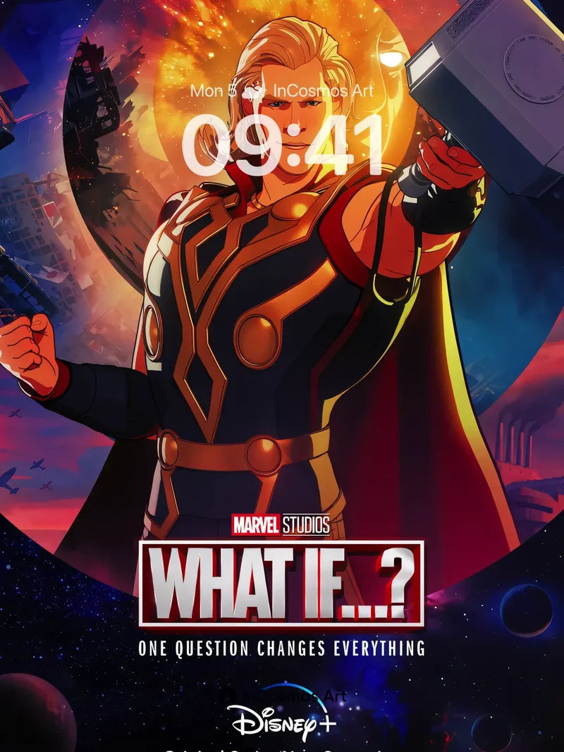 Cosmic Thunder Wallpaper with Mythic Armor