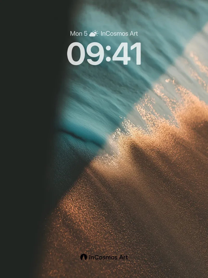 Sandy Mirage Wallpaper with Ocean Breath wallpaper for iPhone, iPad & Mac