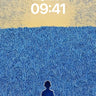 Serenity Field Wallpaper with Midnight Contemplation wallpaper for iPhone, iPad & Mac