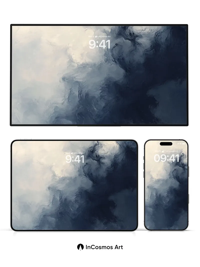 Storm Veil Wallpaper with Ethereal Drift