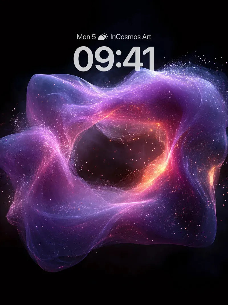 Cosmic Veil Wallpaper with Nebula Pulse