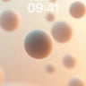 Serene Sphere Wallpaper with Floating Light wallpaper for iPhone, iPad & Mac