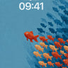 Oceanic Harmony Fish Background wallpaper for iPhone, iPad & Mac