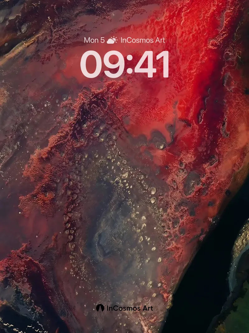 Bloodstone Mirage Wallpaper with Living Veins