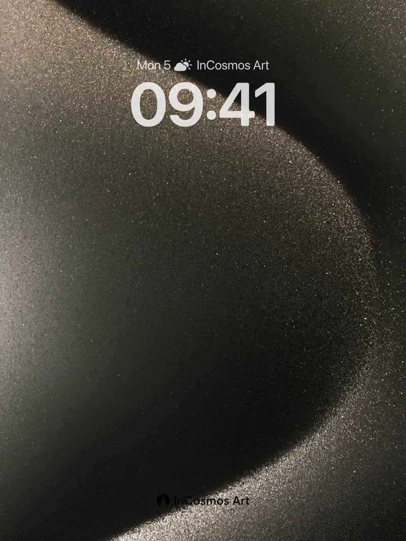 Shadowed Wave Wallpaper with Metallic Pulse