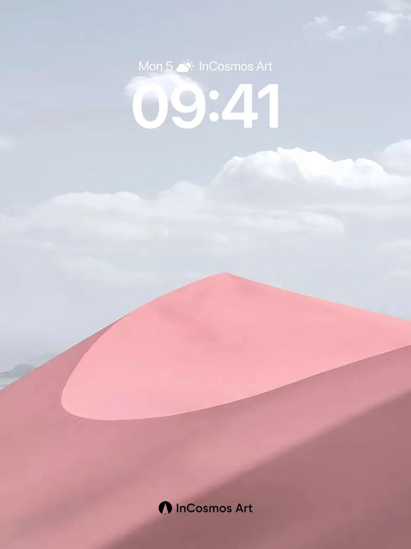 Serenity Dune Wallpaper with Soft Sky Gradient