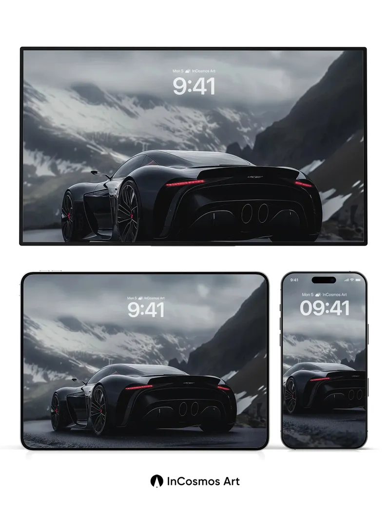 Shadowed Velocity Wallpaper with Alpine Silence