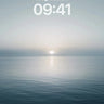 Serenity Horizon Wallpaper with Sunlit Stillness wallpaper for iPhone, iPad & Mac