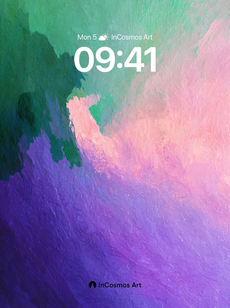 Velvet Wave Wallpaper with Ethereal Hues