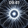 Luminous Web Wallpaper with Electric Pulse wallpaper for iPhone, iPad & Mac