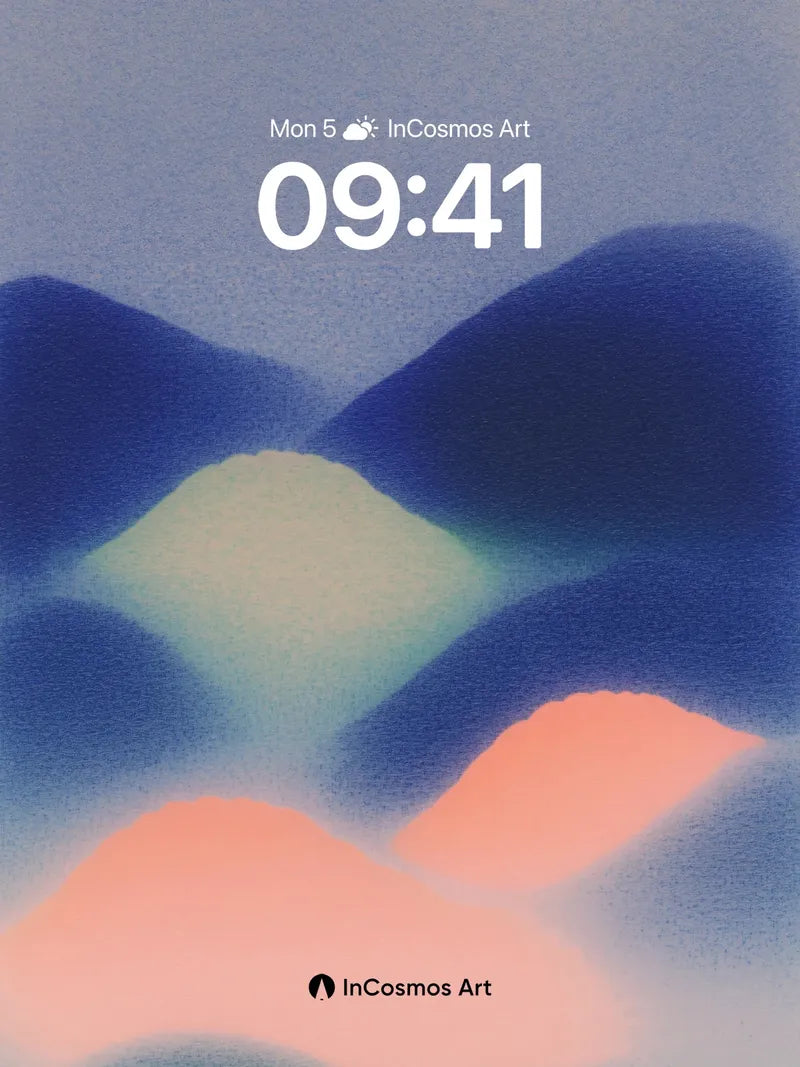 Serenity Drift Wallpaper with Ethereal Peaks