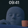 Serenity Sphere Wallpaper with Textured Slumber wallpaper for iPhone, iPad & Mac