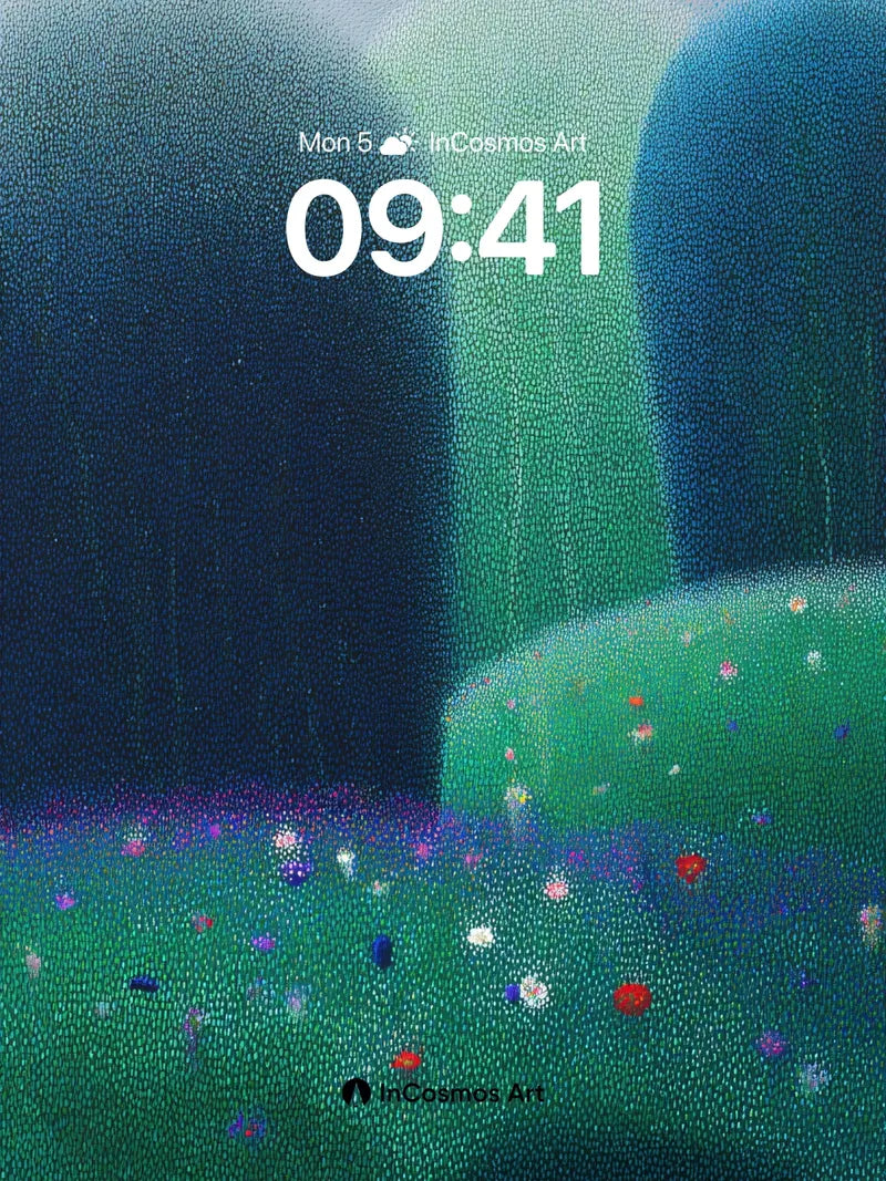 Mystic Meadow Wallpaper with Dot-Field Dreams