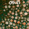 Whispering Petal Wallpaper with Emerald Veil wallpaper for iPhone, iPad & Mac
