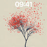 Whispering Autumn Wallpaper with Flying Leaves wallpaper for iPhone, iPad & Mac