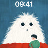 Whispering Fluff Wallpaper with Tiny Explorer wallpaper for iPhone, iPad & Mac