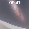 Solitary Horizon Wallpaper with Cosmic Veil wallpaper for iPhone, iPad & Mac