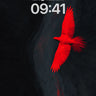 Crimson Flight Wallpaper with Shadowed Depths wallpaper for iPhone, iPad & Mac
