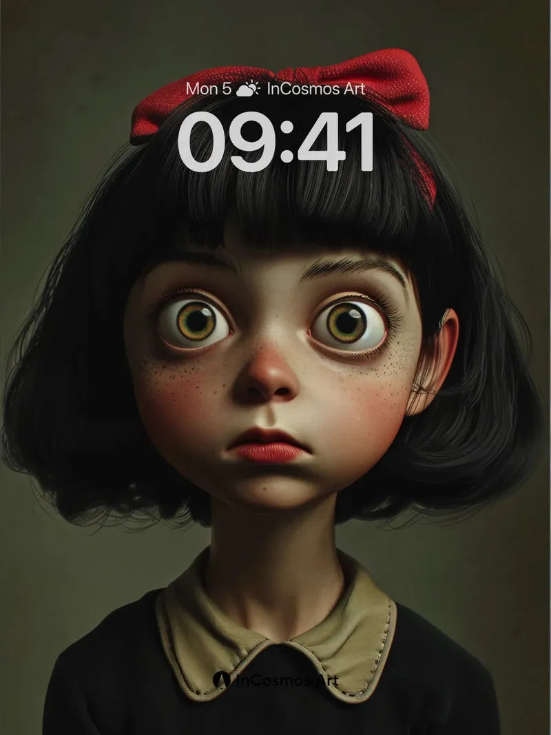 Eyes of Wonder Wallpaper with Velvet Shadows wallpaper for iPhone, iPad & Mac
