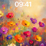 Radiant Bloom Wallpaper with Golden Haze wallpaper for iPhone, iPad & Mac