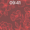 Velvet Bloom Wallpaper with Crimson Traces wallpaper for iPhone, iPad & Mac