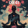 Cosmic Bloom Wallpaper with Floating Lotus Energy wallpaper for iPhone, iPad & Mac