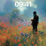Whispering Fields Wallpaper with Painter's Solitude wallpaper for iPhone, iPad & Mac