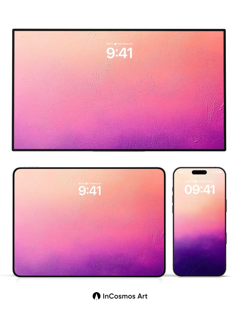 Velvet Horizon Wallpaper with Gradient Breath