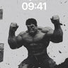 Rage-Forged Hulk Wallpaper with Shattered Sky wallpaper for iPhone, iPad & Mac