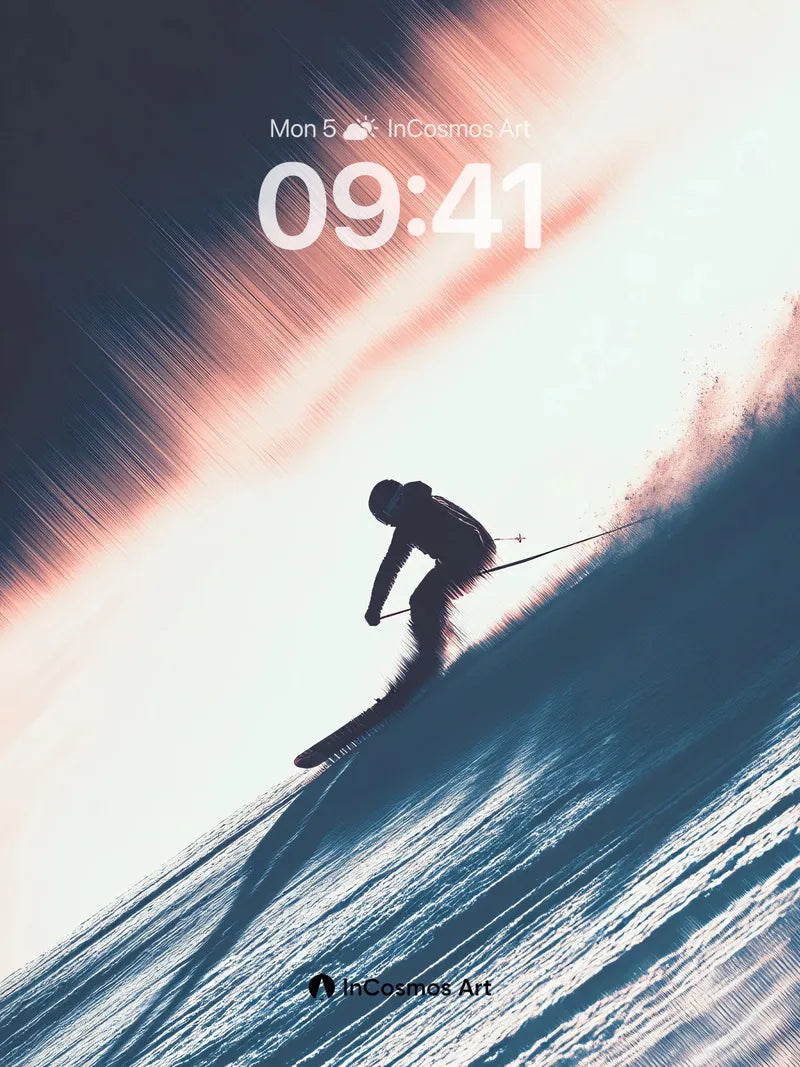 Silhouette Surge Wallpaper with Horizon Pulse wallpaper for iPhone, iPad & Mac