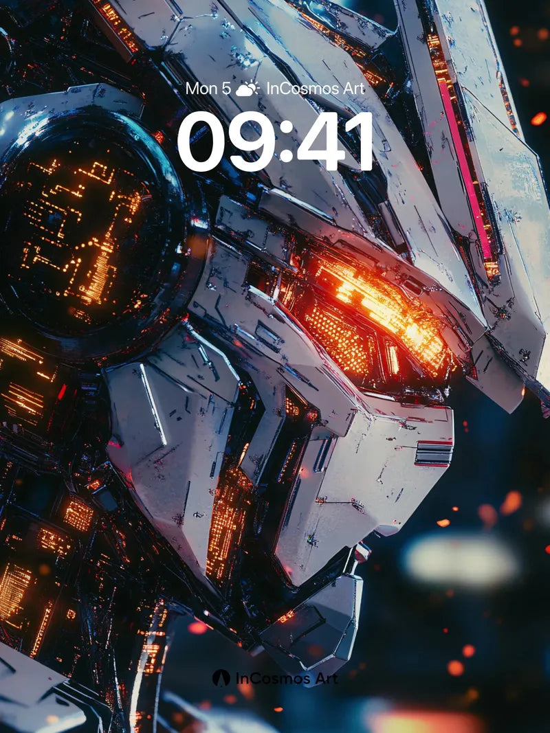 Neon Pulse Wallpaper with Circuit Veins