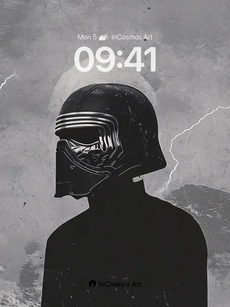 Stormborn Silhouette Wallpaper with Thundered Sky